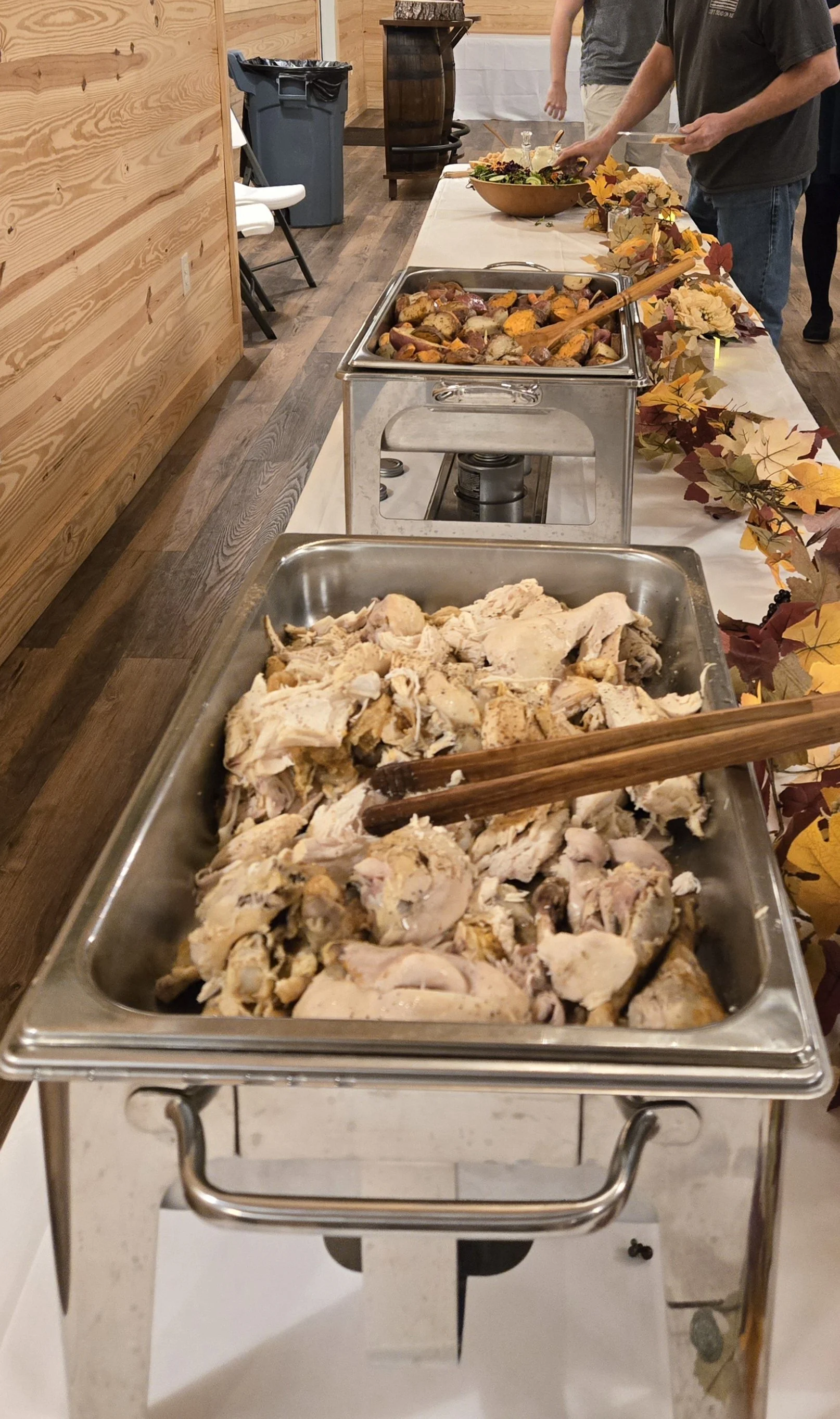 Catering setup